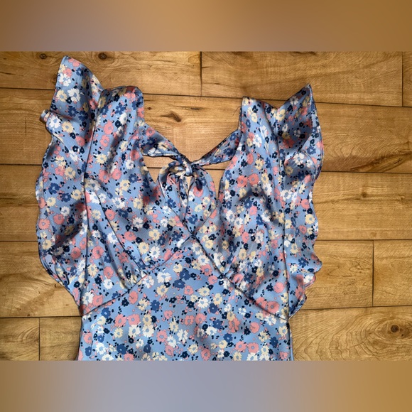 Altar'd State Blue Floral Dress - Picture 2 of 4